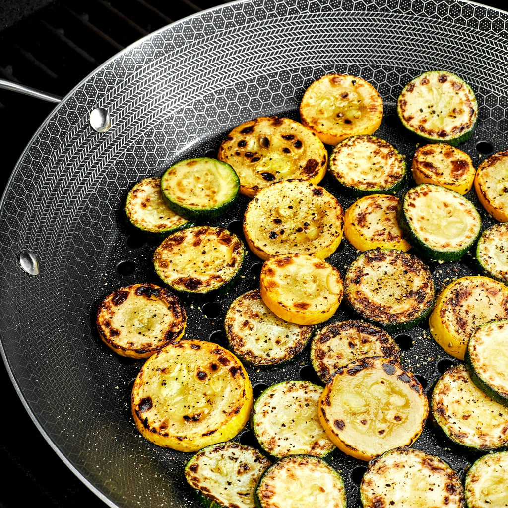 HexClad BBQ Grill Pan + Meat Cleaver Bundle