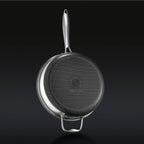 Hybrid Deep Sauté Pan with Lid, 3.3-Qt