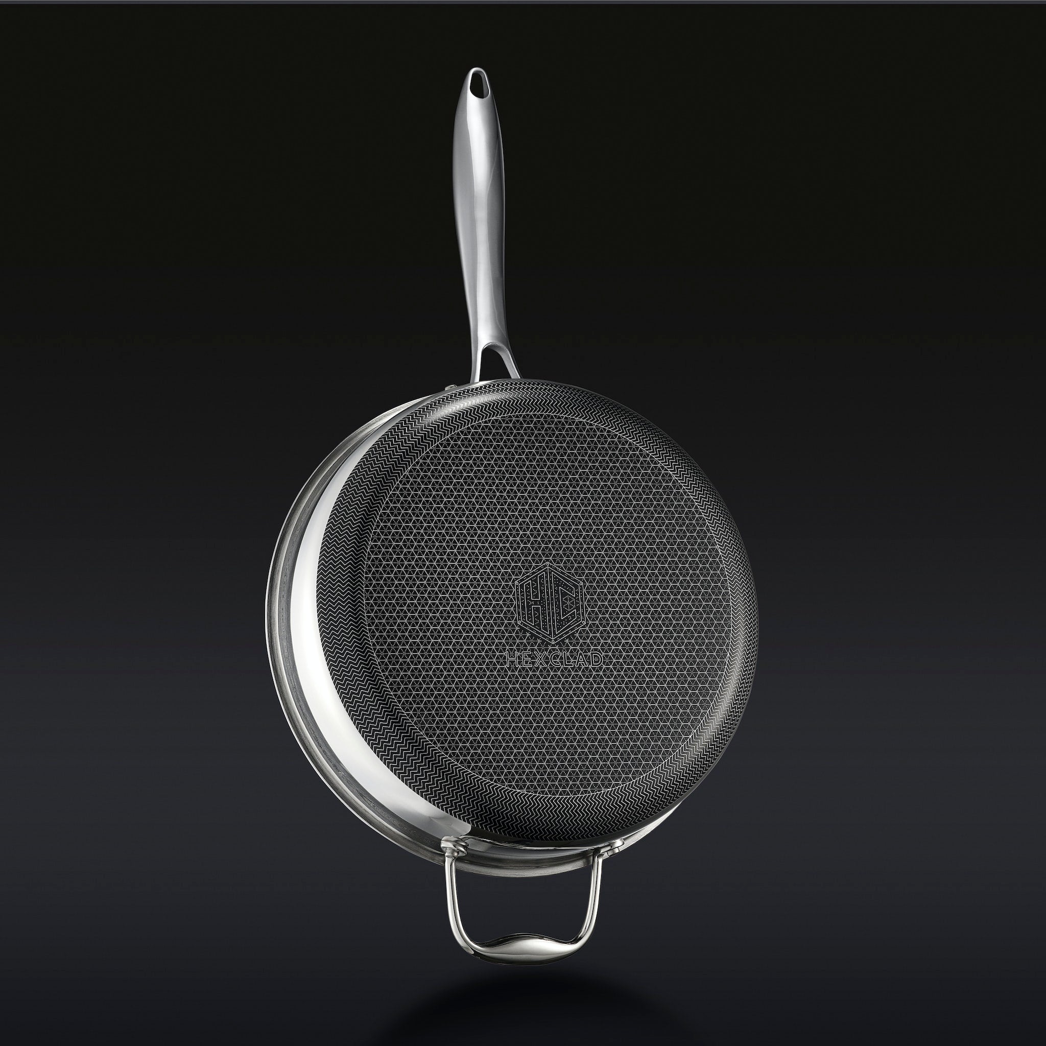 Hybrid Deep Sauté Pan with Lid, 3.3-Qt