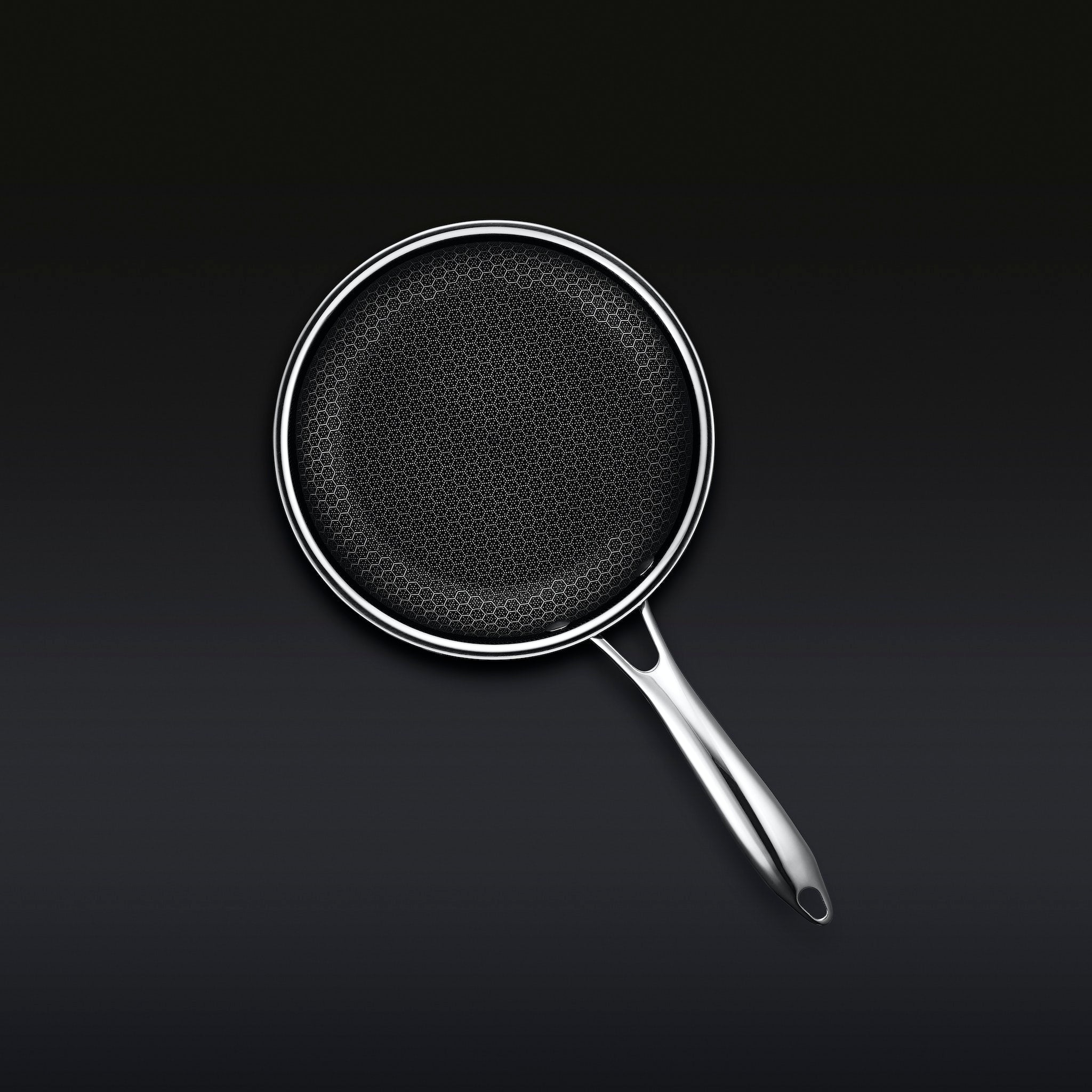 Hybrid Fry Pan with Lid, 8"